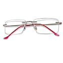 Redex Rectangle Stylish Rimless Eye Wear Frame For Unisex