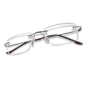 Redex Rectangle Stylish Rimless Eye Wear Frame For Unisex