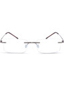 Redex Rimless 1.25 Rectangle Reading Glass For