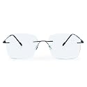 Redex Rimless Rectangle Optical Premium Reading Glasses For Men And Women Reading Power Glasses For Men &amp; Women
