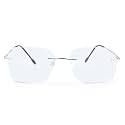Redex Rimless Rectangle Optical Premium Reading Glasses For Men And Women Reading Power Glasses For Men &amp; Women