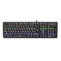 Redgear Shadow Amulet Mechanical Keyboard with Clicky Blue Switch, Rainbow Led Modes, Windows Keylock and Floating Keycaps, Wired