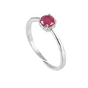 Redgem 925 Silver Ring for Women Natural