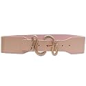 REDHORNS Snake Buckle Design Elastic Fabric Waist Belt for Women Dresses Stretchy Wide Ladies Belt for Saree Girls Jeans - Free Size (LD125)