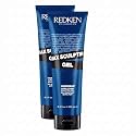 Redken Max Sculpting Gel For All Hair Types - Provides Body &amp; High Shine Finish With Long-Lasting Shape Memory,Flake-Free Control,(Pack of 2)