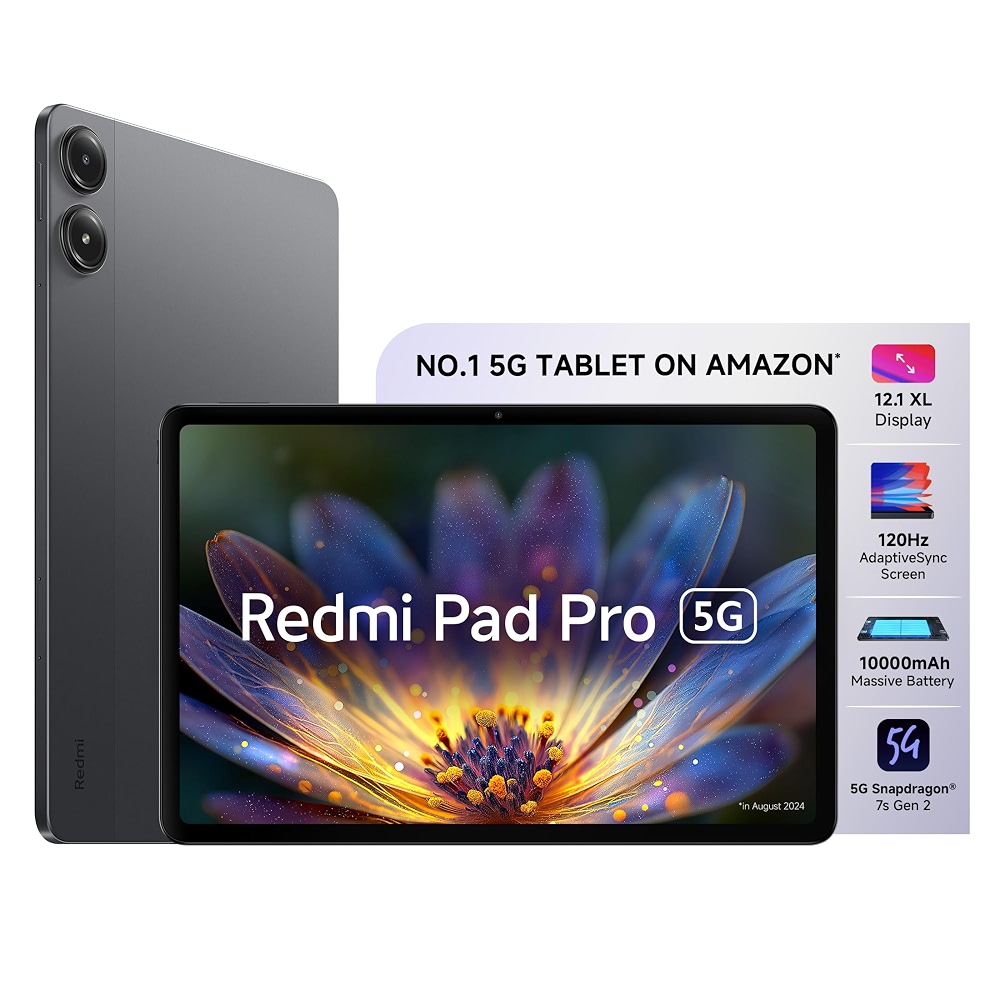 Redmi Pad Pro 5G |Snapdragon 7s Gen 2|30.7cm(12.1) Tablet|33+ Days