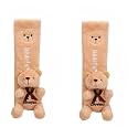 RedOak Car Seat Belt Shoulder Pads Cover- Pack of Two - Cute Teddy Bear