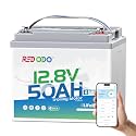 Redodo 12V 50Ah LiFePO4 Deep Cycle Battery for Marine, RVs