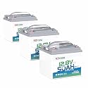 Redodo 12V 50Ah LiFePO4 Deep Cycle Battery for Marine, RVs 3 Pack
