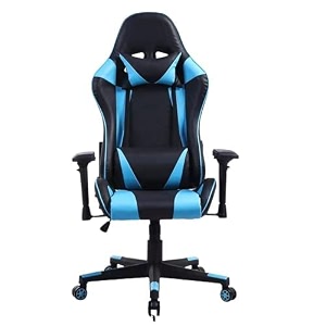 redspot rar-33 gaming chair office chair ergonomic high back reclining chair pc computer chair with headrest and lumbar support executive office chair blue-black