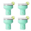 REDUCE Saltini 16oz Margarita Tumbler - Insulated Cocktail Glass - 4 Pack