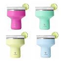 REDUCE Saltini 16oz Margarita Tumbler - Insulated Cocktail Glass - 4 Pack