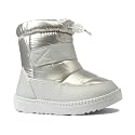 REDVOLUTION Kids Boots Toddler Girls Cute Butterfly Bow | PomPom PU leather Boot (Toddler/Small Kid)