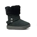 REDVOLUTION Kids Boots Toddler Girls Cute Butterfly Bow | PomPom PU leather Boot (Toddler/Small Kid)