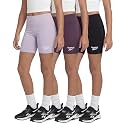 Reebok 3 Pack Girls' 6" Bike Shorts Biker Athletic Volleyball Teens Cheer