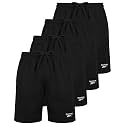 Reebok 4 Pack Boys' Mesh Shorts Athletic Basketball Kids Teen Soccer Pocket