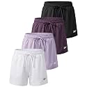 Reebok 4 Pack Girls' Dry Fit Shorts Athletic Volleyball Soccer Basketball