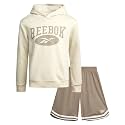 Reebok Boys 3-Piece Stretch Hoodie, Shirt &amp; Gym Shorts Activewear Set