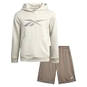 Reebok Boys 3-Piece Stretch Hoodie, Shirt &amp; Gym Shorts Activewear Set