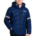 Reebok Boys Heavyweight Puffer Jacket, Wind &amp; Water Resistant Winter Coat