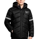 Reebok Boys Heavyweight Puffer Jacket, Wind &amp; Water Resistant Winter Coat