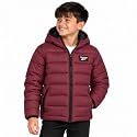 Reebok Boys Winter Coat, Kids Lightweight Packable Puffer Jacket with Hood