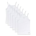 Reebok Girls Camisole - 3 Pack/6 Pack Super Soft Tag-Free Lightweight Cotton Cami Tank Top Undershirts for Girls