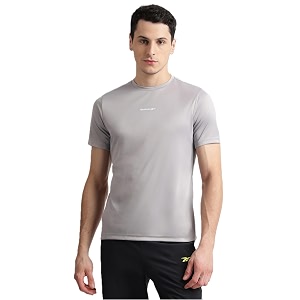 Reebok Mens Polyester Gym T-Shirt - Quick