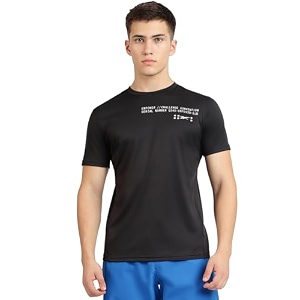 Reebok Mens Polyester Gym T-Shirt - Moisture