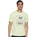 Reebok Men39s Printed Slim fit T-Shirt FJ3961_S_Lemon