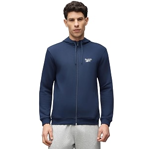 Reebok Mens Full-Zip Hoodie - Soft Fleece