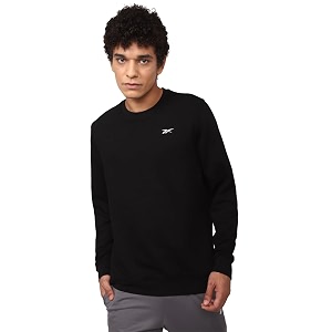 Reebok Mens Cotton Crew Neck Sweatshirt
