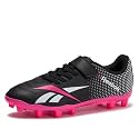 Reebok Strike MG Youth Kids Soccer Cleats Boys and Girls Soccer Shoes, Lace Up or Hook & Loop Closure, Indoor or Outdoor for Turf or Grass