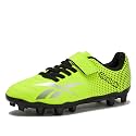 Reebok Strike MG Youth Kids Soccer Cleats Boys and Girls Soccer Shoes, Lace Up or Hook &amp; Loop Closure, Indoor or Outdoor for Turf or Grass