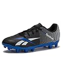 Reebok Strike MG Youth Kids Soccer Cleats Boys and Girls Soccer Shoes, Lace Up or Hook &amp; Loop Closure, Indoor or Outdoor for Turf or Grass