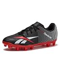 Reebok Strike MG Youth Kids Soccer Cleats Boys and Girls Soccer Shoes, Lace Up or Hook &amp; Loop Closure, Indoor or Outdoor for Turf or Grass