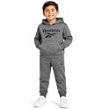 Reebok Toddler Boys Sweatsuit Set 2-Piece Fleece Hoodie &amp; Jogger Sweatpants
