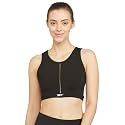 Reebok Women39s Polyester Blend Solid Fitted Crop