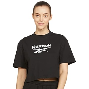 Reebok Womens Printed Regular Fit T-Shirt