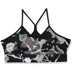 reebok women39s satin 91 pes9 el-interlock-hydrophilic finishprint-digital sublimation-disperse classic workout sports bra