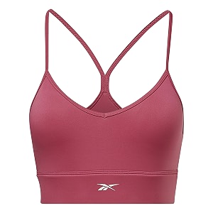 reebok women39s satin 91 pes9 el-interlock-hydrophilic finishprint-digital sublimation-disperse classic workout sports bra