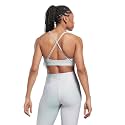 Reebok Women's Satin 91% PES/9% El-Interlock-Hydrophilic Finish/Print-Digital Sublimation-Disperse Classic Workout Sports Bra