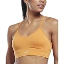 Reebok Women's Satin 91% PES/9% El-Interlock-Hydrophilic Finish/Print-Digital Sublimation-Disperse Classic Workout Sports Bra