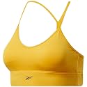 Reebok Women's Satin 91% PES/9% El-Interlock-Hydrophilic Finish/Print-Digital Sublimation-Disperse Classic Workout Sports Bra