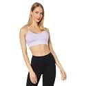 Reebok Women's Satin 91% PES/9% El-Interlock-Hydrophilic Finish/Print-Digital Sublimation-Disperse Classic Workout Sports Bra