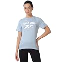 Reebok Womens Letter Print Regular Fit T-Shirt