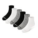 Reebok Womens Quarter Socks 6 Pack Comfort Cushioned Athletic Socks