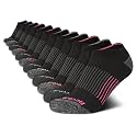 Reebok Womens No Show Socks Moisture Wicking Cushion Low Cut Socks 12 Pack