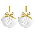 Reece Studio 2-Pack Baby Print Clay Christmas Ornament Kit