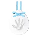 Reece Studio Easter Egg Clay Keepsake, Baby Handprint or Footprint Kit, My First Easter Ornament, DIY Clay Keepsake Kit, Easter Basket Gift, Gift For First Communion